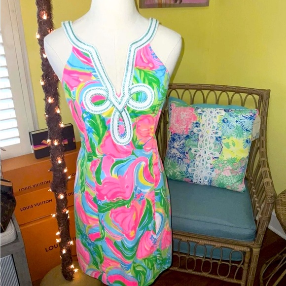 Lilly Pulitzer NWT Tessa Shift Dress So A Peeling Size 2 - Picture 2 of 12